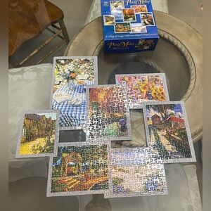 Hasbro Milton Bradly 550 Piece Puzzle PUZZLE MEDLEY